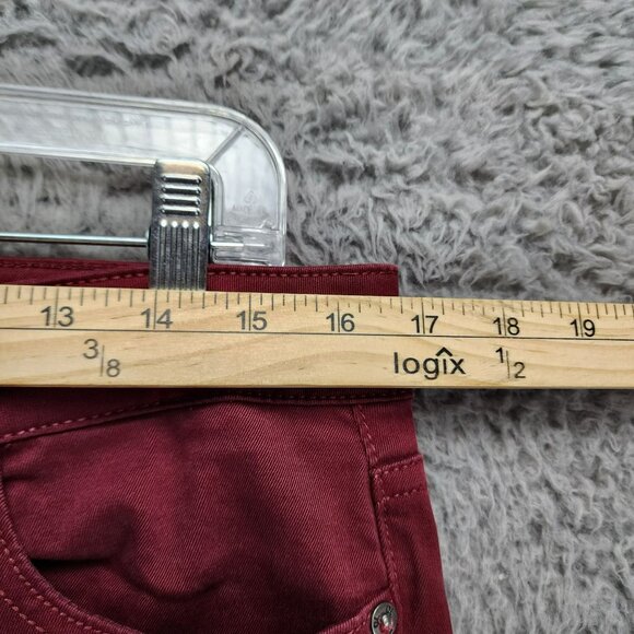DL1961 Jeans Womens 32 Margaux Red Stretch Mid Rise Xtwill Skinny NWOT - Picture 5 of 16